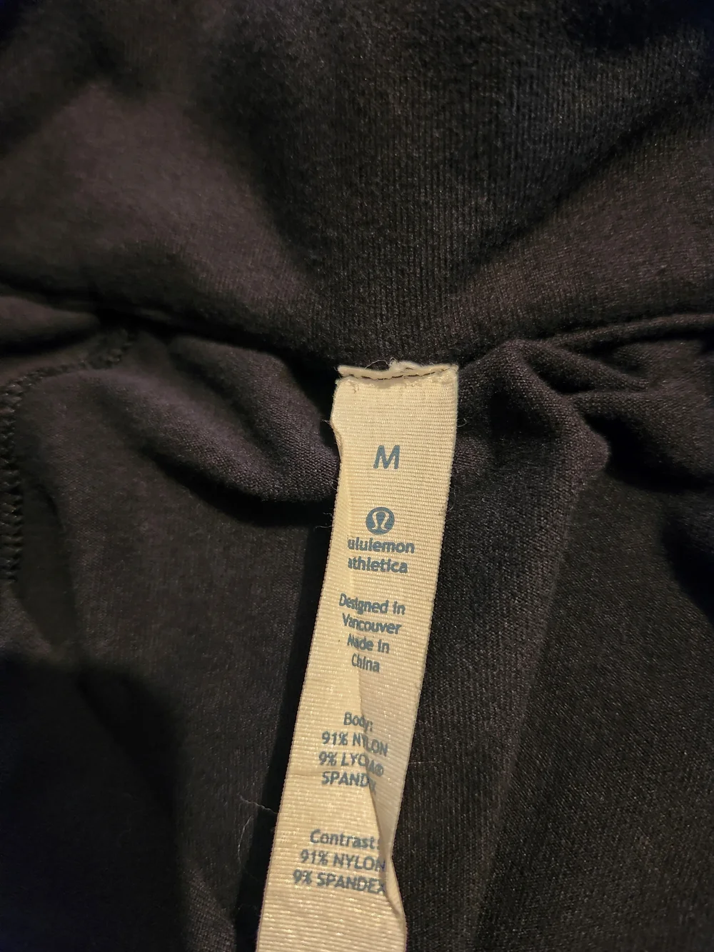 lululemon athletica Navy and Bright Blue Colorblock Half-Zip Pullover